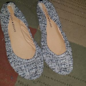 Lucky brand tweed flats New!